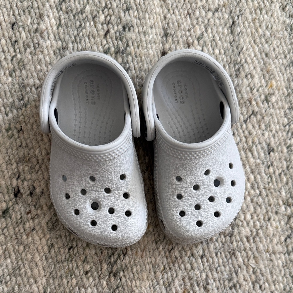 CROCS Kids Classic White Water Shoes